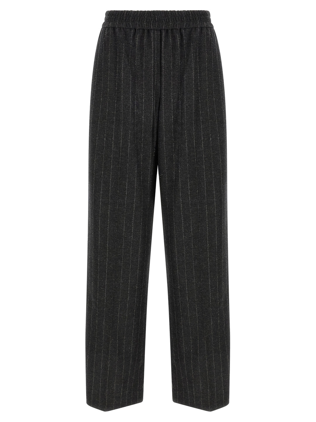 Brunello Cucinelli Gray Virgin Wool Casual Pants
