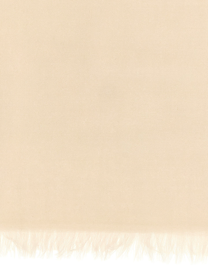 Brunello Cucinelli Beige Cashmere Scarf