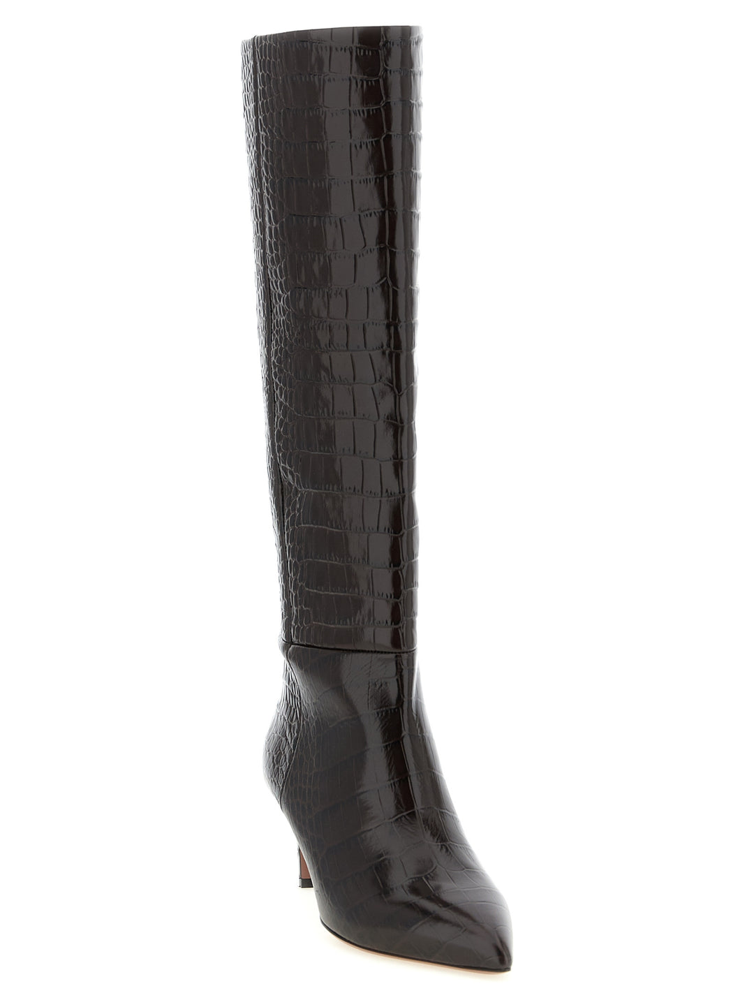 Paris Texas Brown Calfskin Over The Knee