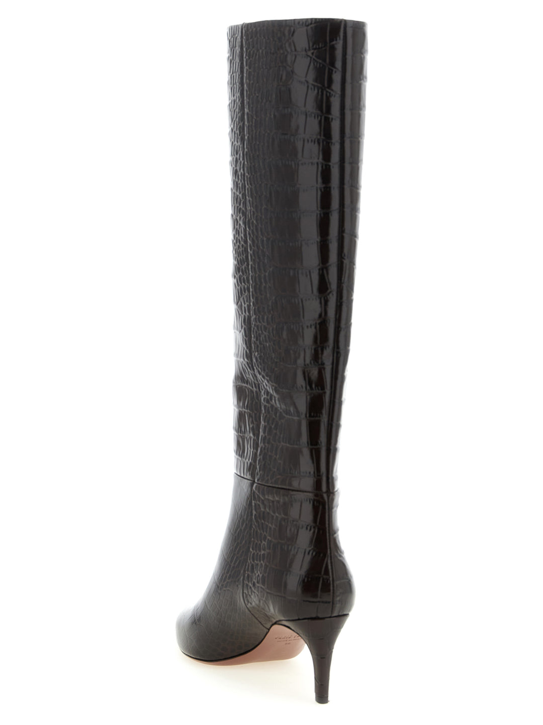 Paris Texas Brown Calfskin Over The Knee