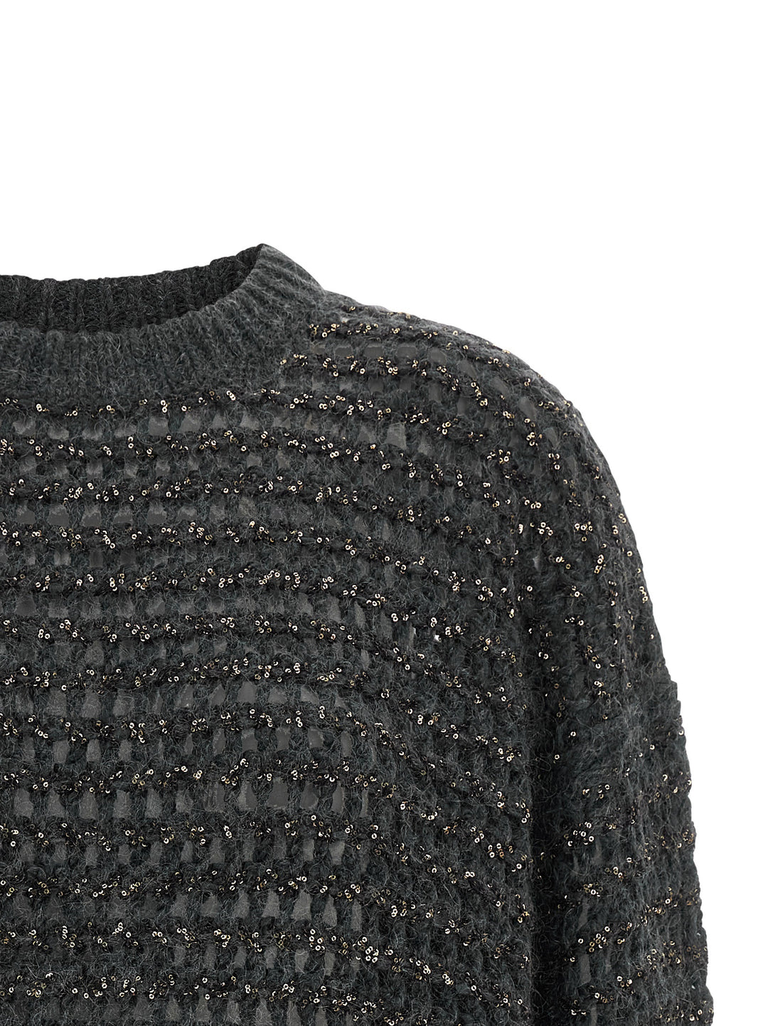 Brunello Cucinelli Gray Elastane Cardigan