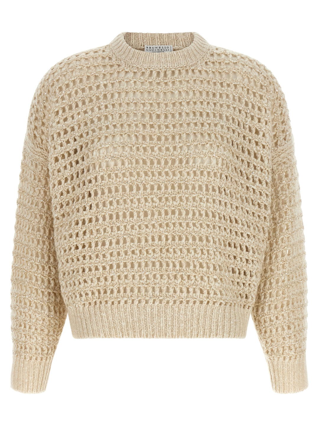 Brunello Cucinelli Beige Elastane Cardigan