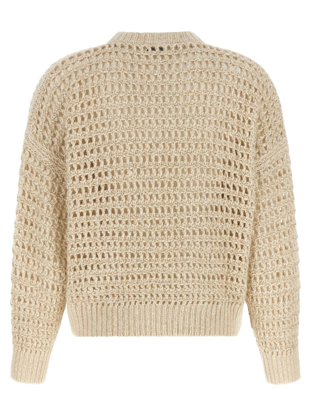 Brunello Cucinelli Beige Elastane Cardigan