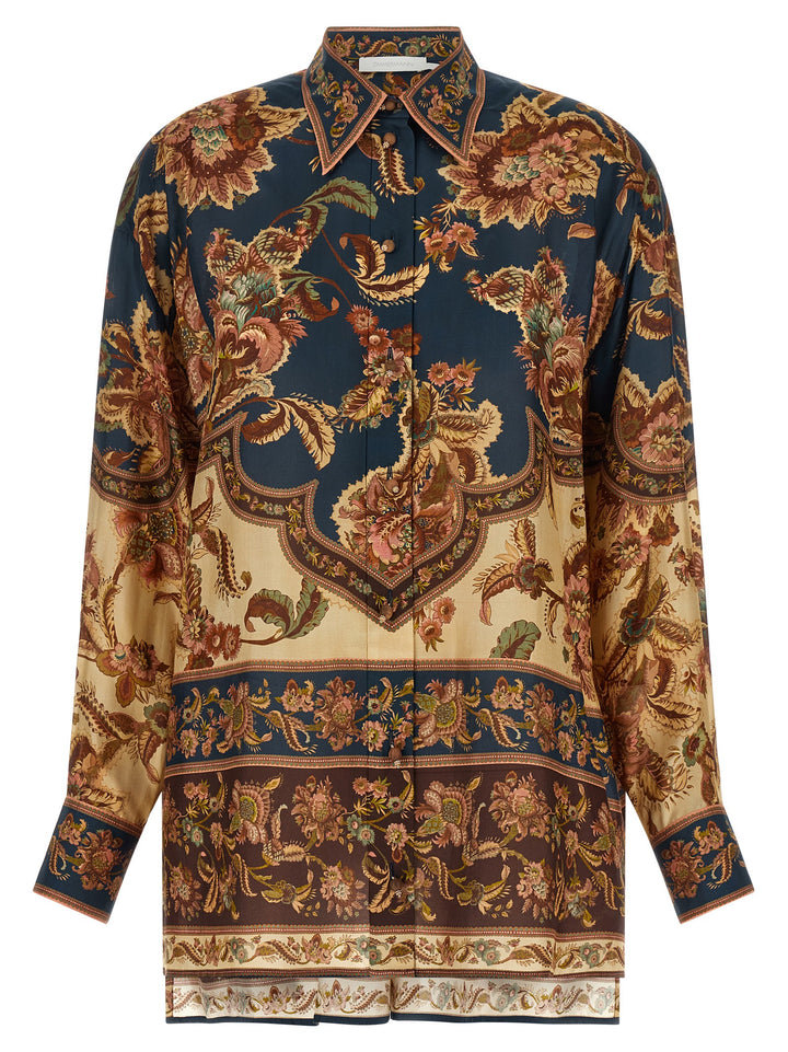 Zimmermann Multicolor Silk Blouse