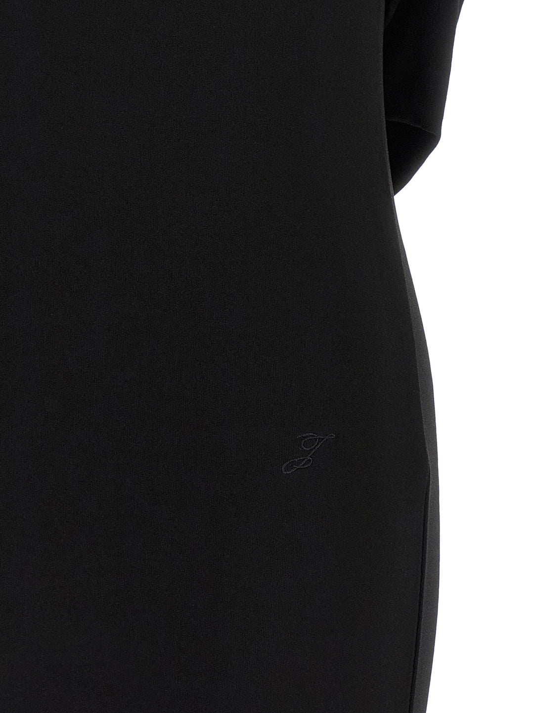 Jacquemus Black Viscose Short Dress