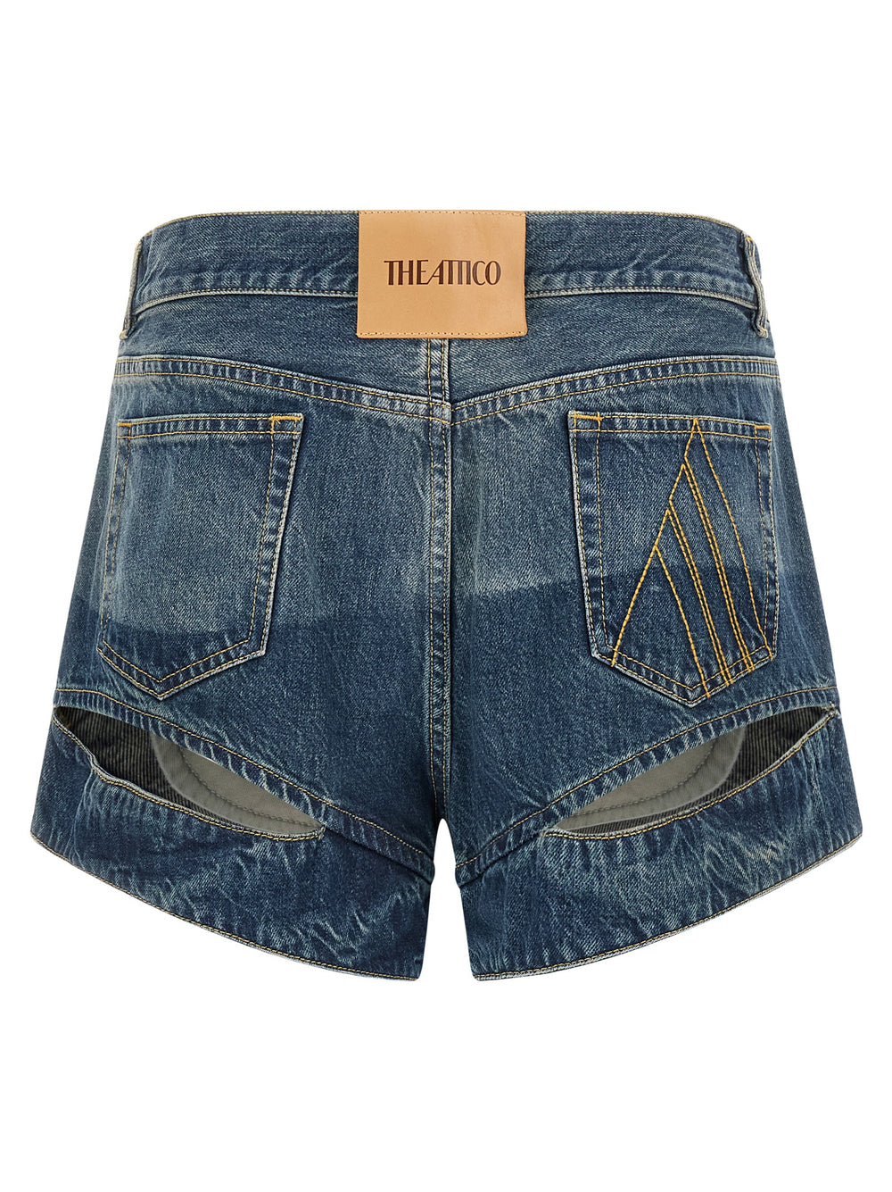 Women’s the Attico Blue Cotton Bermuda Shorts