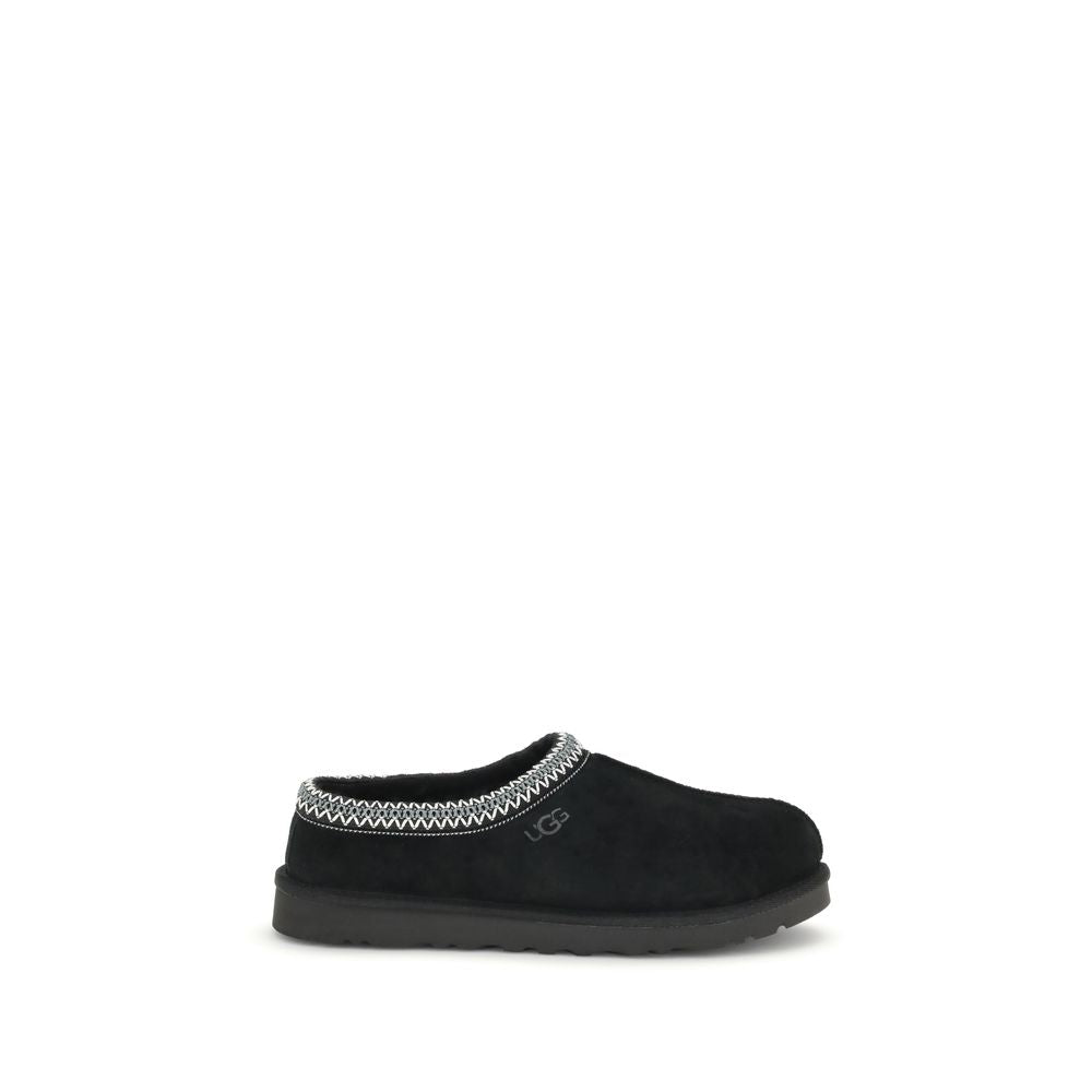 UGG Black Leather Moccassin