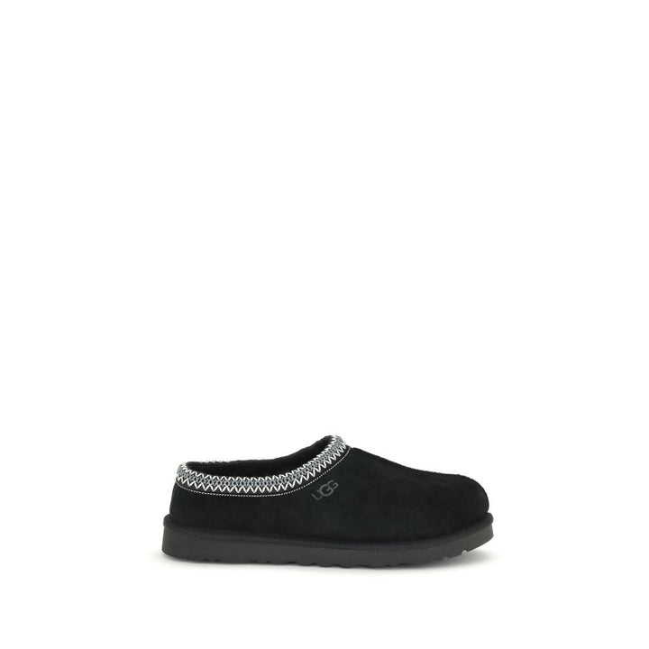 UGG Black Leather Moccassin