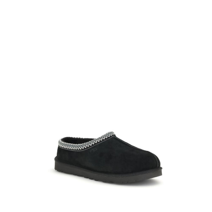 UGG Black Leather Moccassin