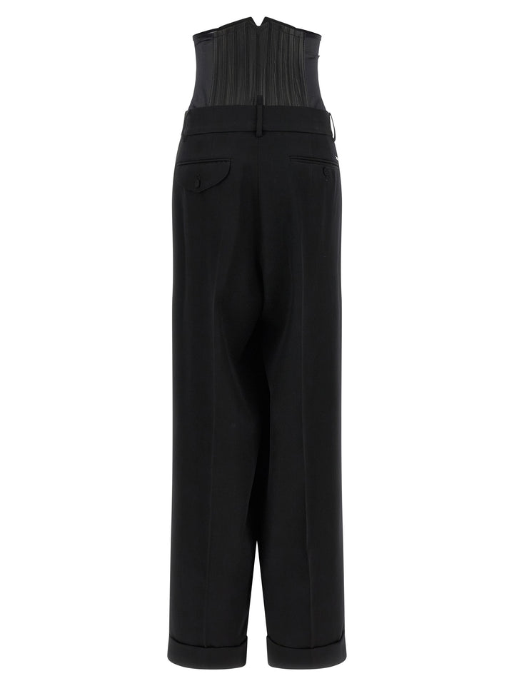 Dsquared² Black Wool Dress Pants