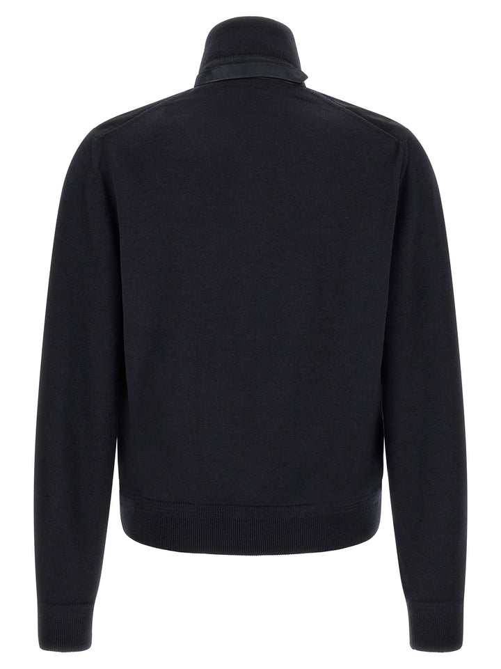 Tom Ford Blue Wool Cardigan
