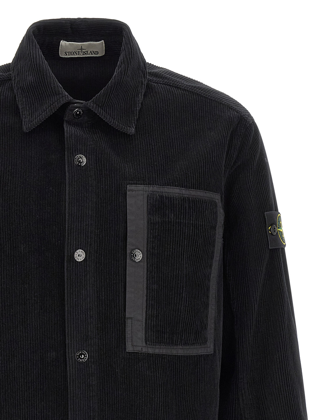 Stone Island Black Cotton Blouse