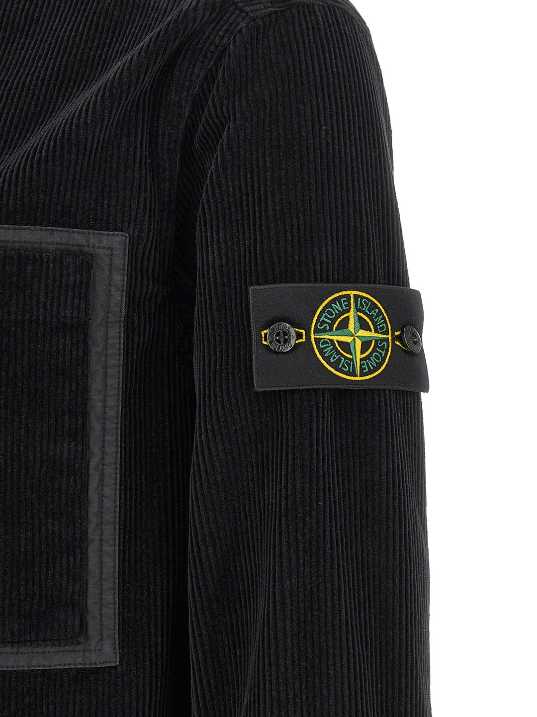 Stone Island Black Cotton Blouse