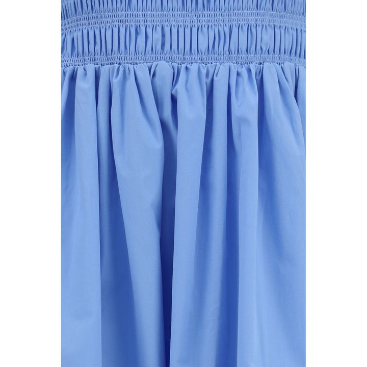 Ganni Blue Cotton Casual Dress
