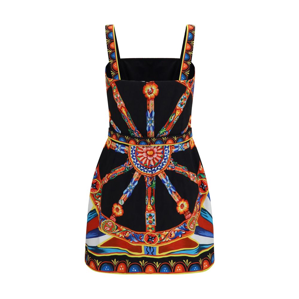 Dolce &amp; Gabbana Multicolor Cotton Casual Dress