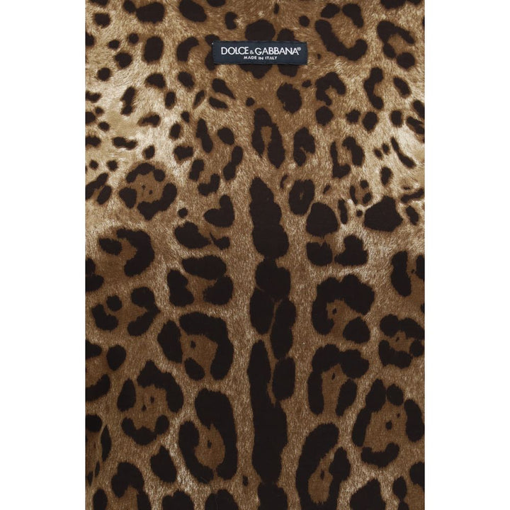 Dolce &amp; Gabbana Beige Cotton T-Shirt
