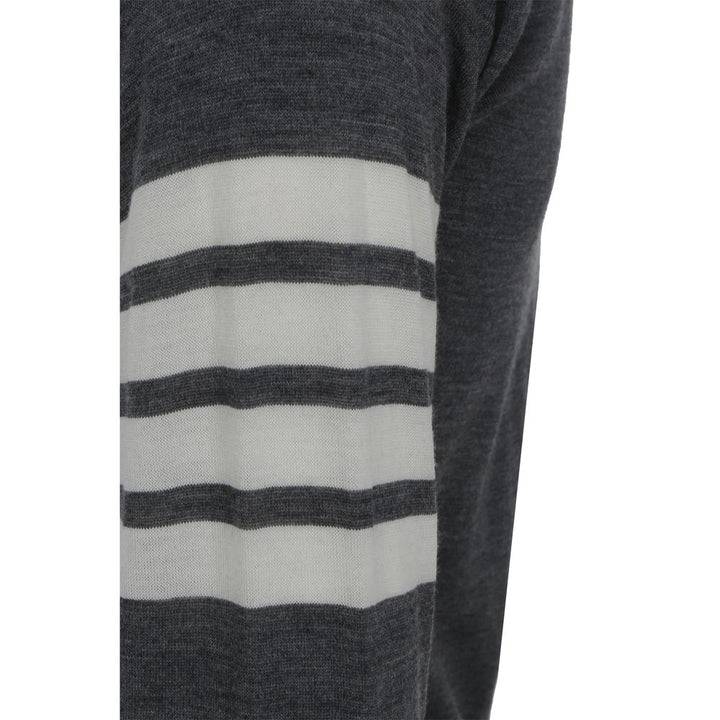 Thom Browne Gray Wool Oves Aries Cardigan