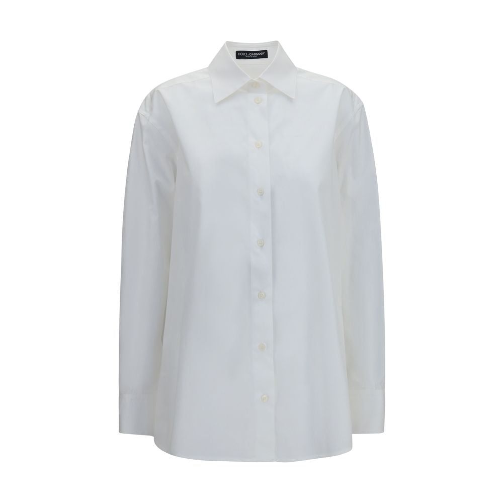 Dolce &amp; Gabbana White Cotton Dress Shirt