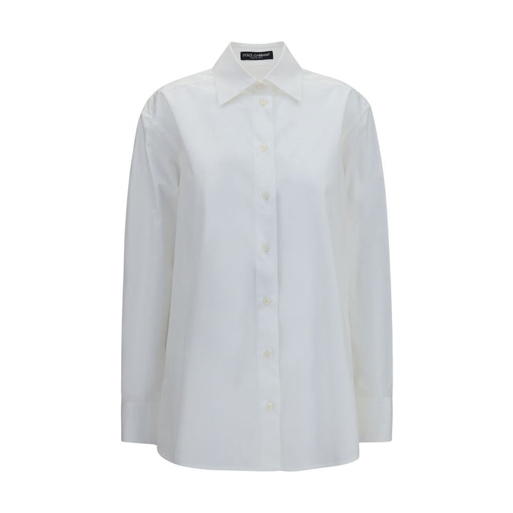 Dolce &amp; Gabbana White Cotton Dress Shirt