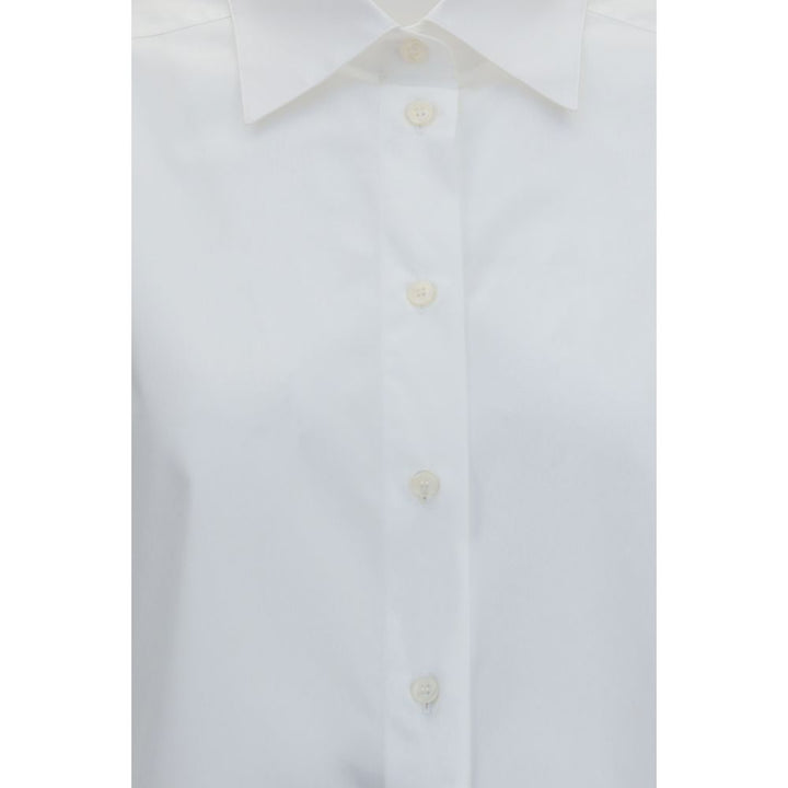 Dolce &amp; Gabbana White Cotton Dress Shirt