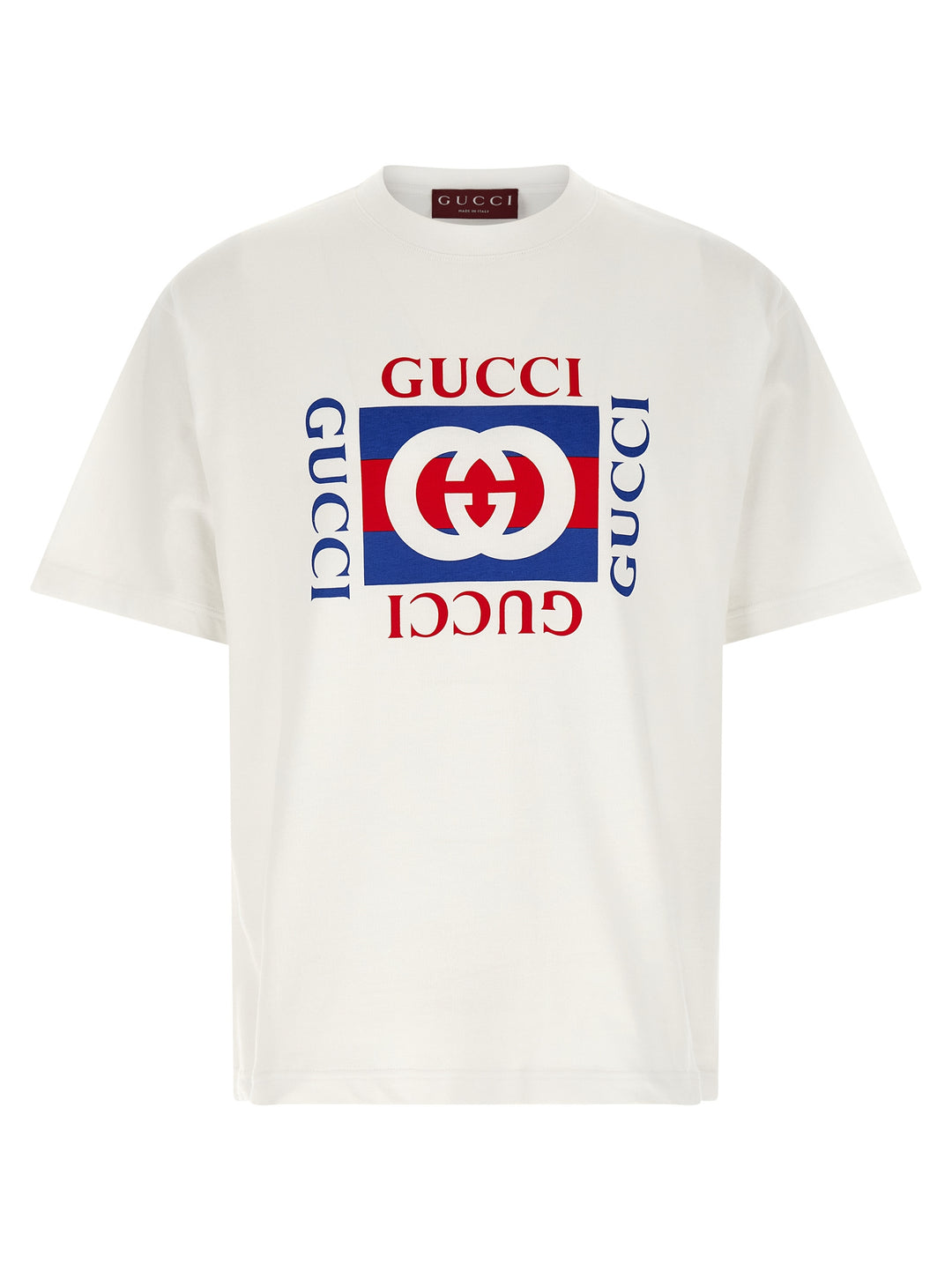 Gucci White Cotton T-Shirt