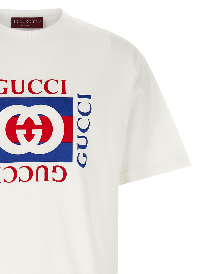 Gucci White Cotton T-Shirt