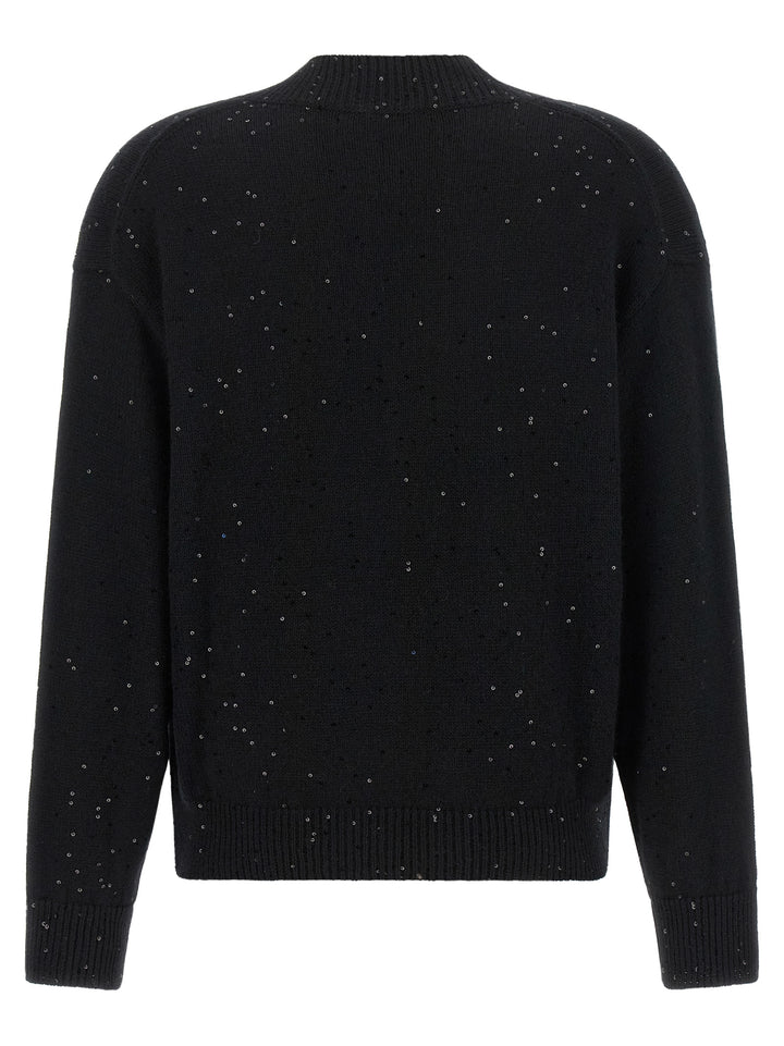 Brunello Cucinelli Black Cashmere Cardigan