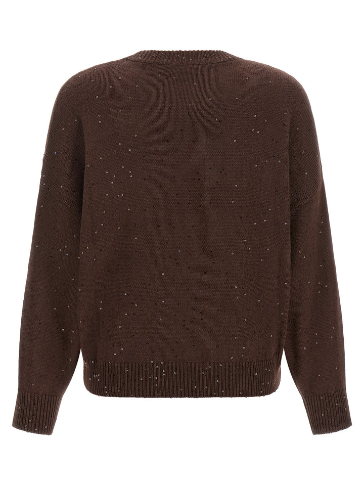 Brunello Cucinelli Brown Cashmere Cardigan