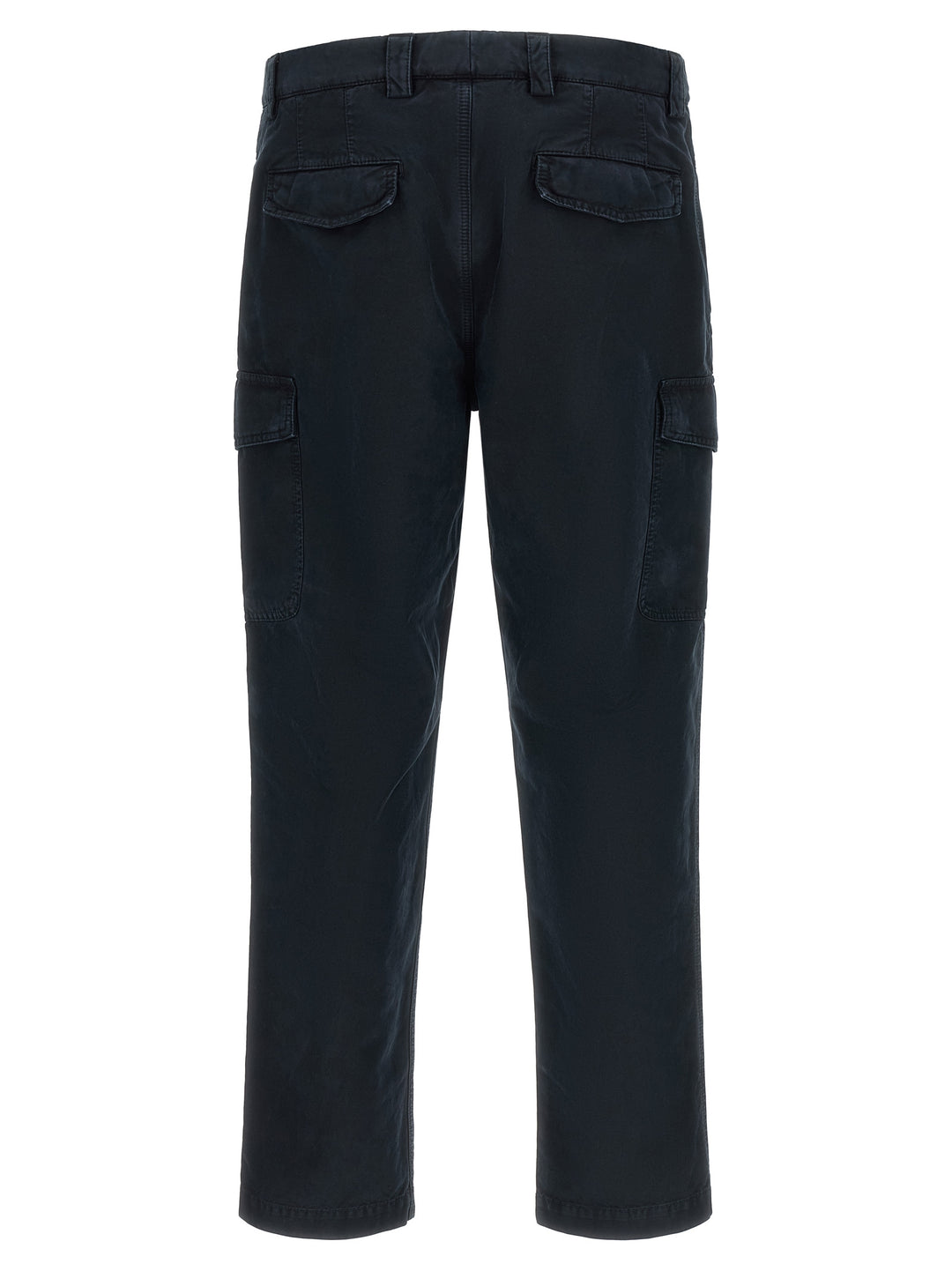 Brunello Cucinelli Blue Cotton Cargo Pants
