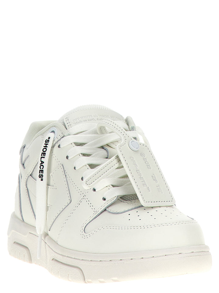 Off-White White Calfskin Low Top Sneakers
