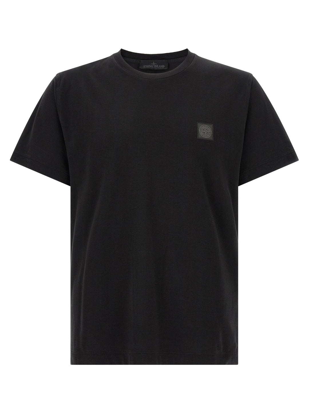 Stone Island Black Cotton T-Shirt