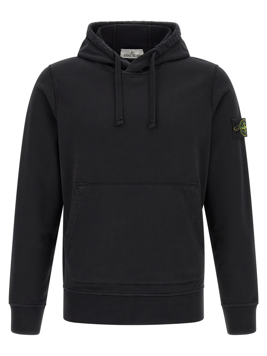 Stone Island Black Cotton Sweatshirt