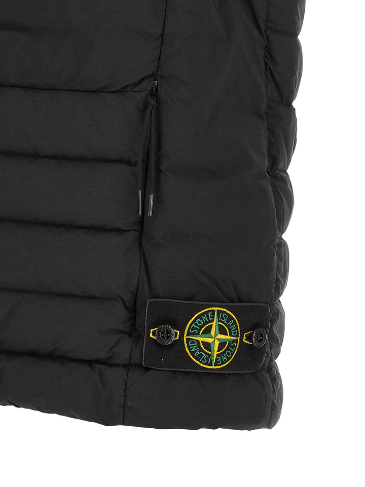 Stone Island Black Polyamide Sleeveless Jacket