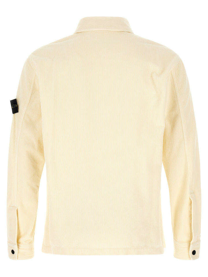Stone Island White Cotton Blouse