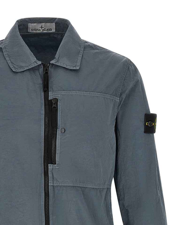 Stone Island Gray Polyamide Blouse