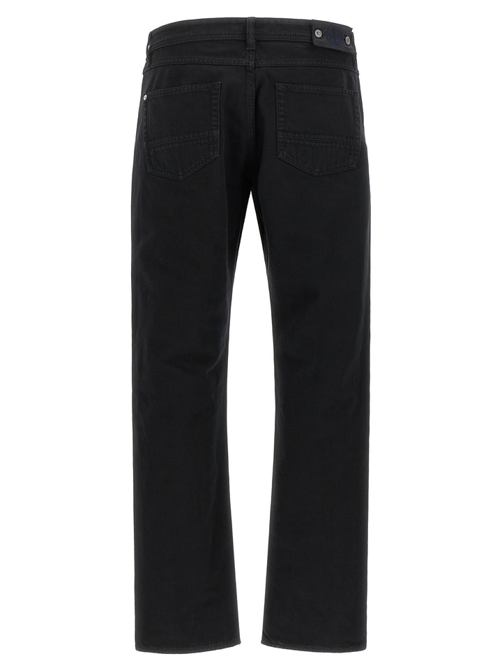 Stone Island Black Cotton Straight-Leg Jeans