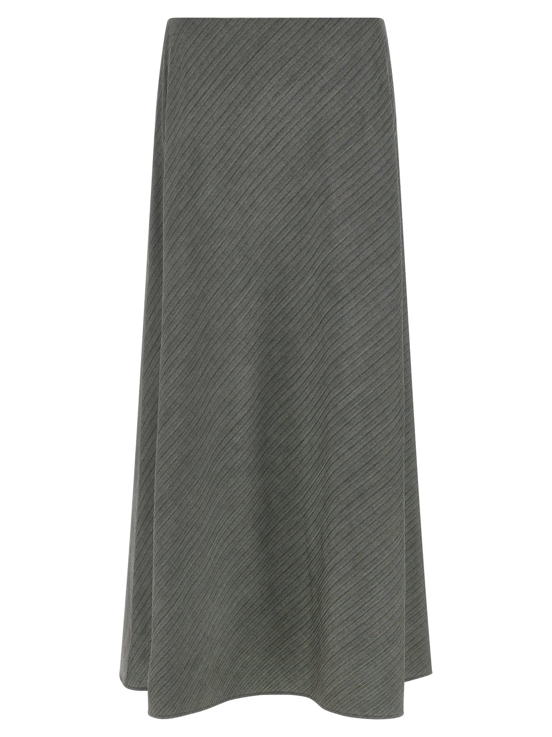 Alberta Ferretti Gray Viscose Mini Skirt