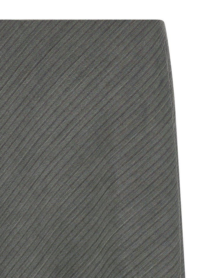 Alberta Ferretti Gray Viscose Mini Skirt