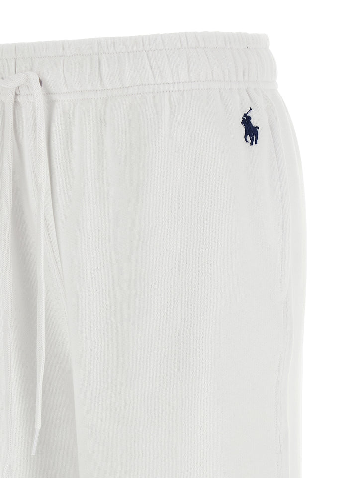 Polo Ralph Lauren White Cotton Joggers (Workout Pants)