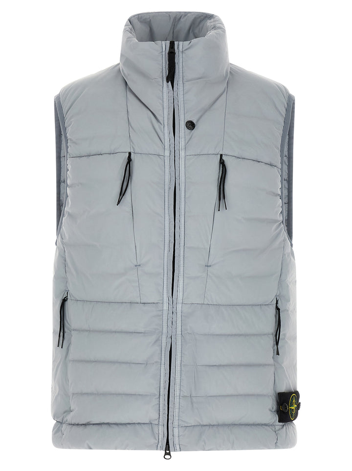 Stone Island Gray Polyamide Sleeveless Jacket