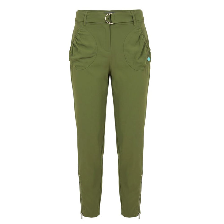Trussardi Jeans Green Polyester Women Pants