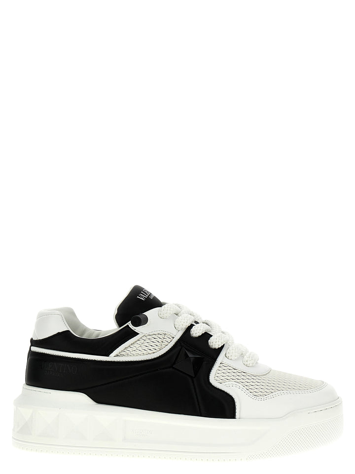 Valentino Garavani Bicolor Calfskin Chunky Sneakers