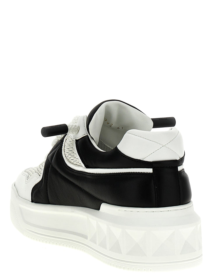 Valentino Garavani Bicolor Calfskin Chunky Sneakers
