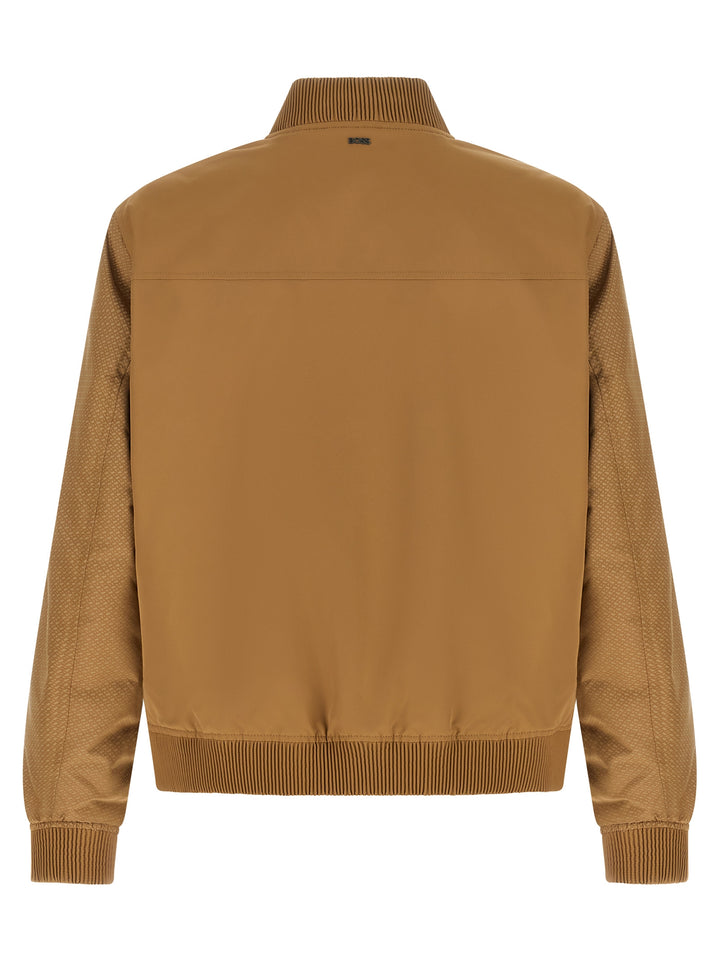 Hugo Boss Beige Polyester Bomber