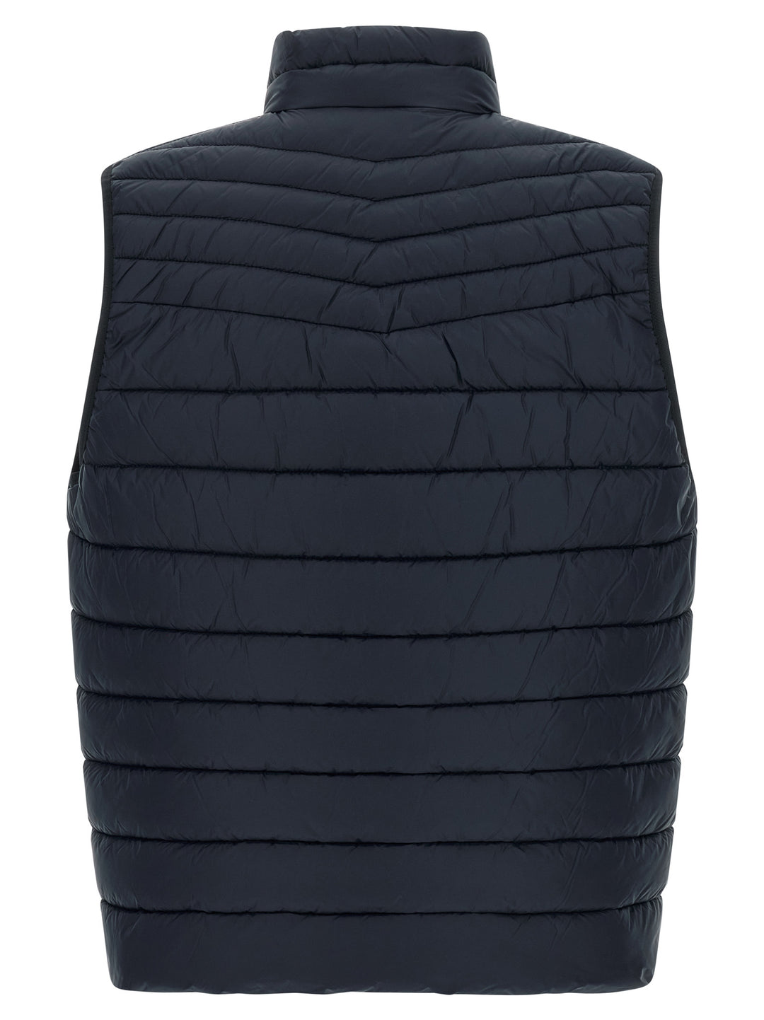 Hugo Boss Blue Recycled Polyamide Sleeveless Jacket