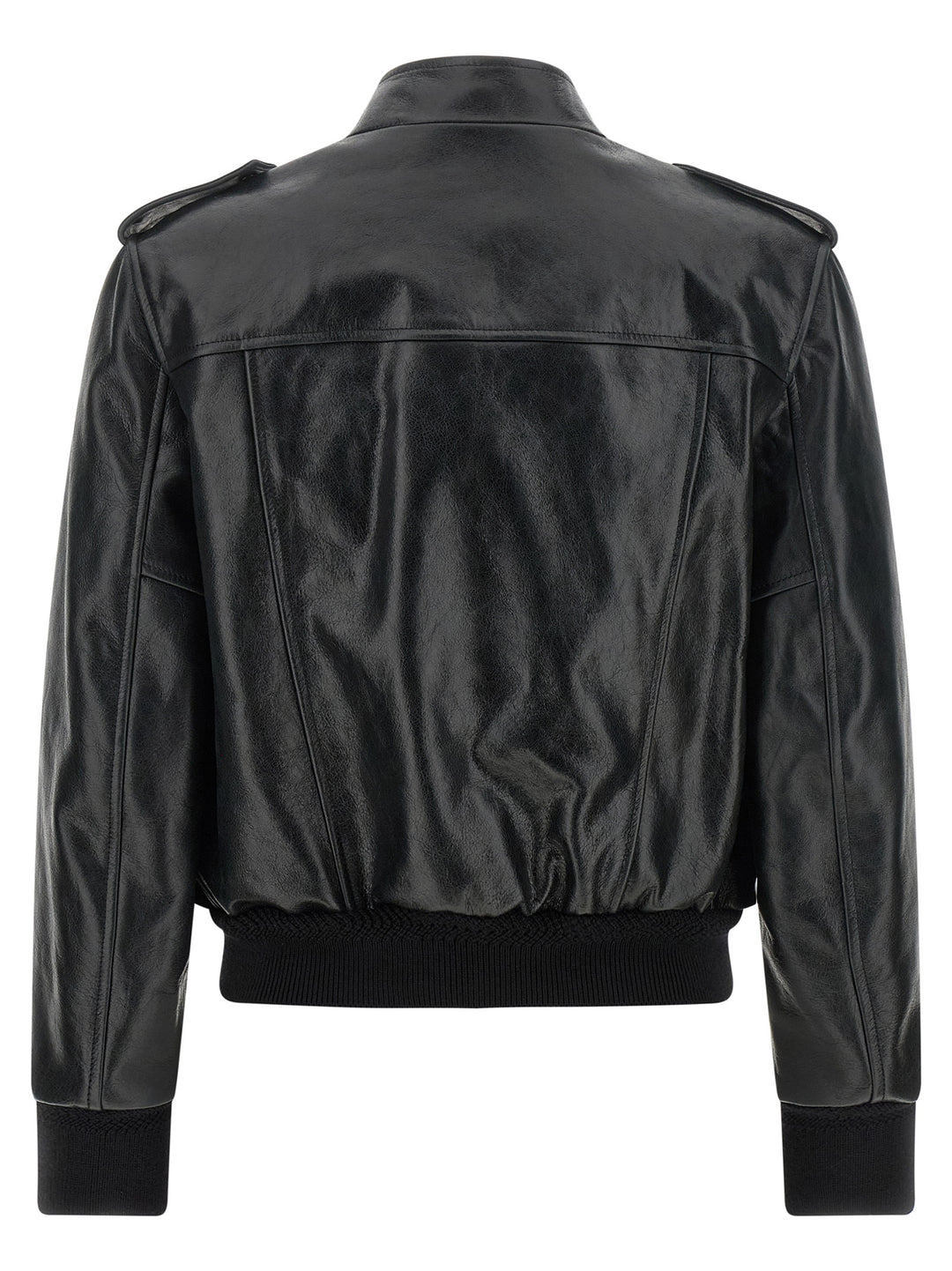Tom Ford Black Lamb Leather Leather Jacket
