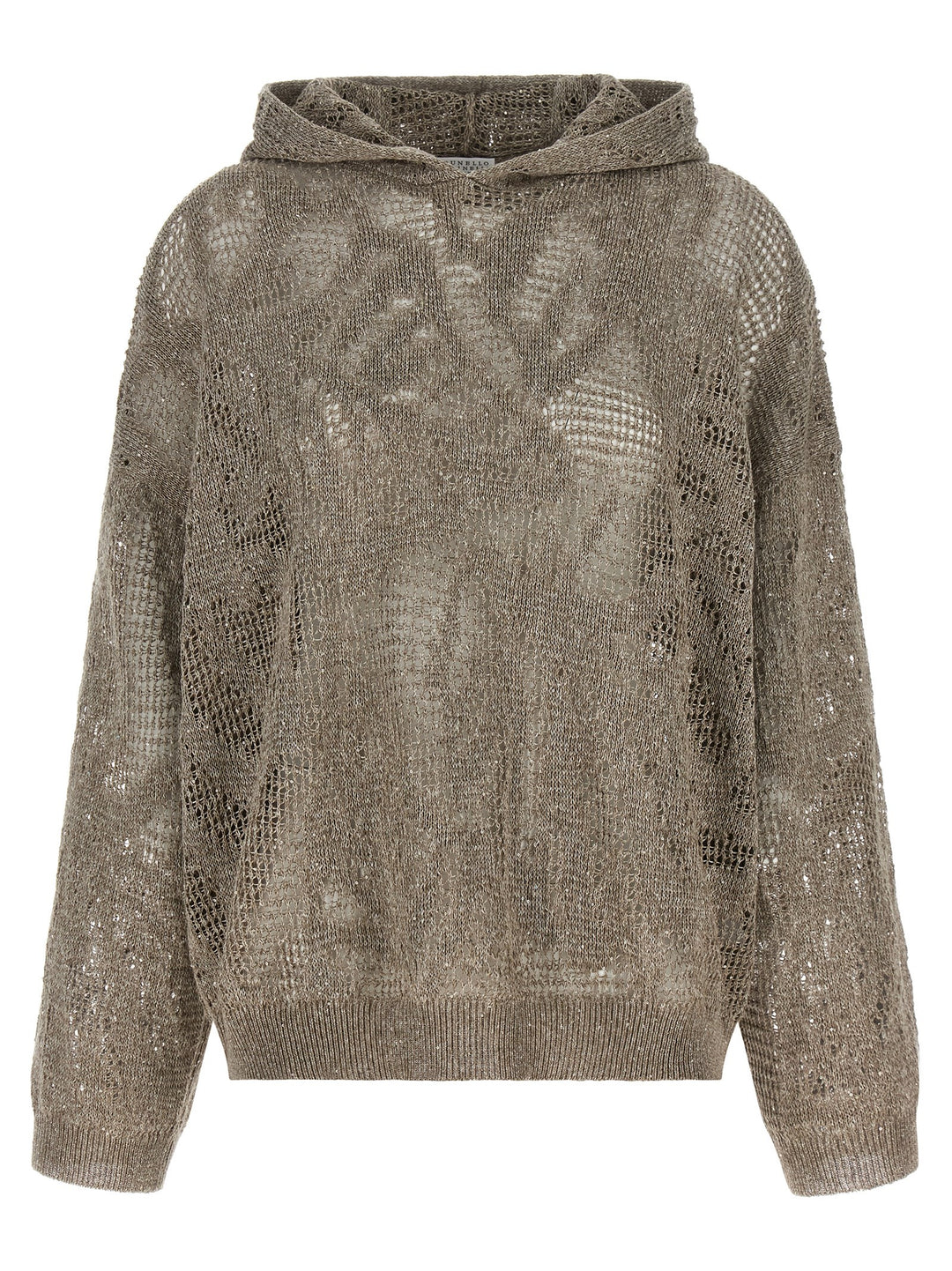Brunello Cucinelli Brown Linen Cardigan