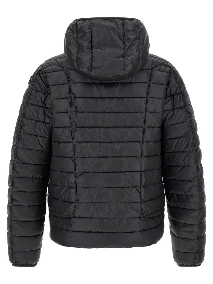 Diesel Black Polyester Full-Length Jacket