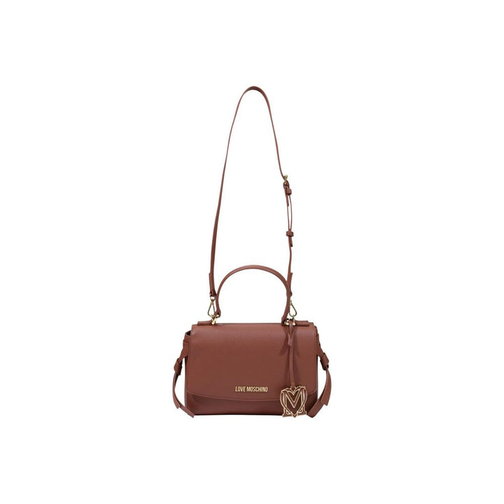 Love Moschino Brown Polyethylene Handbag