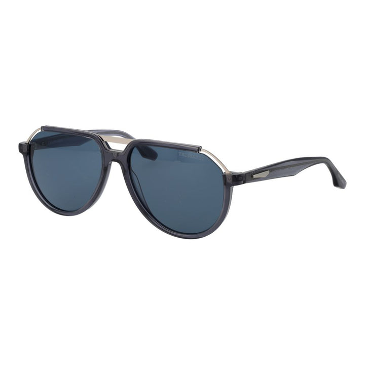 Trussardi Gray Acetate &amp; Stainless Steel Sunglasses